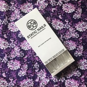 💅🏻 static nails clear press on coffin nails 💅🏻